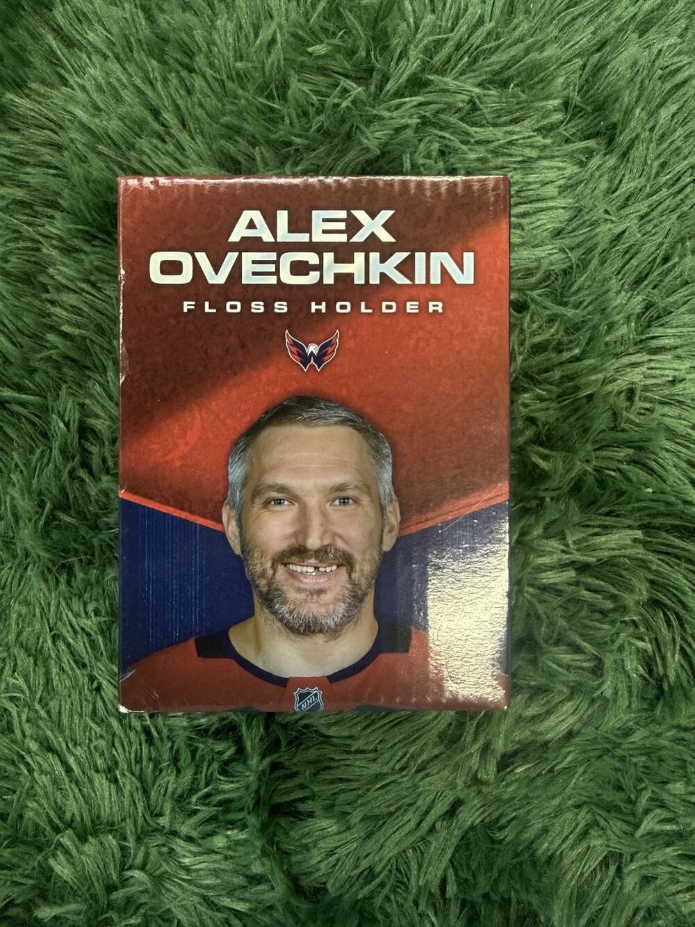 Alex Ovechkin Floss Holder Washington Capitals NHL Collectible Figure Bobblehead